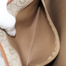 Christian Dior Honeycomb Canvas Chain Shoulder Bag PVC Beige Gold Auth ka3461-20