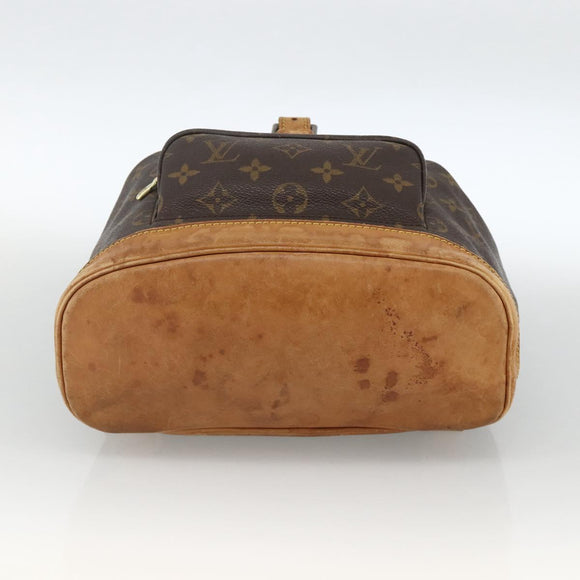 LOUIS VUITTON Monogram Montsouris MM Rugzak M51136 LV Auth ka3465