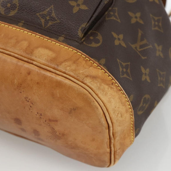 LOUIS VUITTON Monogram Montsouris MM Rugzak M51136 LV Auth ka3465