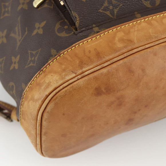 LOUIS VUITTON Monogram Montsouris MM Rugzak M51136 LV Auth ka3465