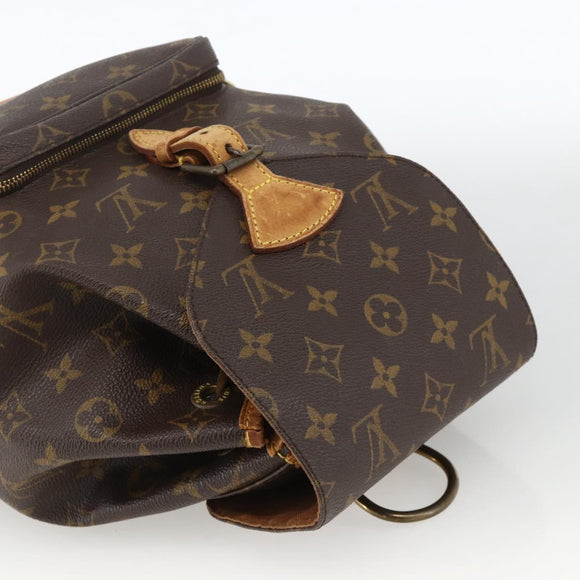 LOUIS VUITTON Monogram Montsouris MM Rugzak M51136 LV Auth ka3465