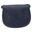Christian Dior Trotter Canvas Shoulder Bag PVC Navy Gold Auth ka3468A-2