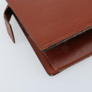 LOUIS VUITTON Epi Trousse Crete Pouch Brown M48403 LV Auth ka3472-16