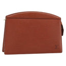 LOUIS VUITTON Epi Trousse Crete Pouch Brown M48403 LV Auth ka3472-1