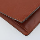 LOUIS VUITTON Epi Trousse Crete Pouch Brown M48403 LV Auth ka3472-14