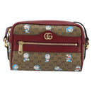 GUCCI Micro GG Supreme Doraemon Bag PVC Beige Gold 647784 Auth ka3475SAM-2