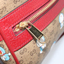GUCCI Micro GG Supreme Doraemon Bag PVC Beige Gold 647784 Auth ka3475SAM-21