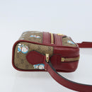 GUCCI Micro GG Supreme Doraemon Bag PVC Beige Gold 647784 Auth ka3475SAM-4