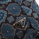 PRADA Tote Bag Nylon Blue Silver Auth ka3477A-17