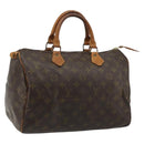 LOUIS VUITTON Monogram Speedy 30 Handtas M41526 LV Auth ka3478-1