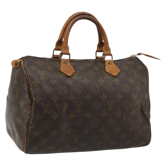 LOUIS VUITTON Monogram Speedy 30 Handtas M41526 LV Auth ka3478