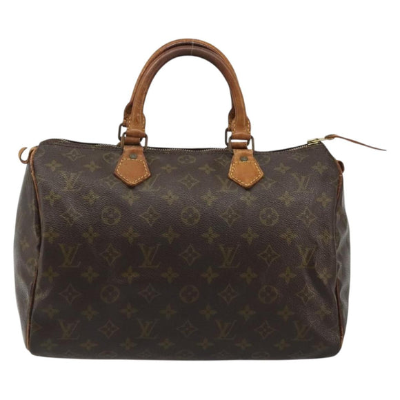 LOUIS VUITTON Monogram Speedy 30 Handtas M41526 LV Auth ka3478