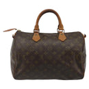 LOUIS VUITTON Monogram Speedy 30 Handtas M41526 LV Auth ka3478-2