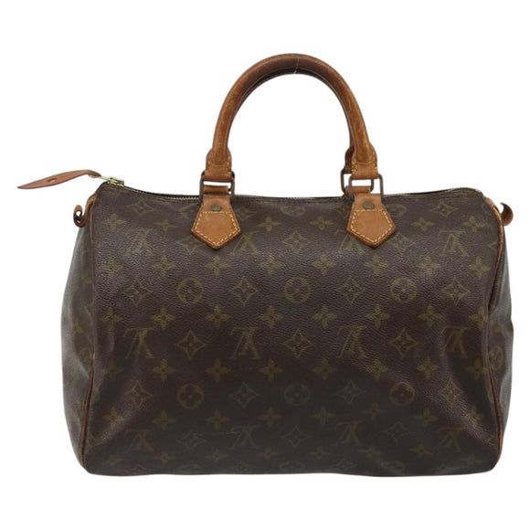 LOUIS VUITTON Monogram Speedy 30 Handtas M41526 LV Auth ka3478