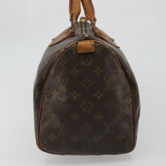LOUIS VUITTON Monogram Speedy 30 Handtas M41526 LV Auth ka3478