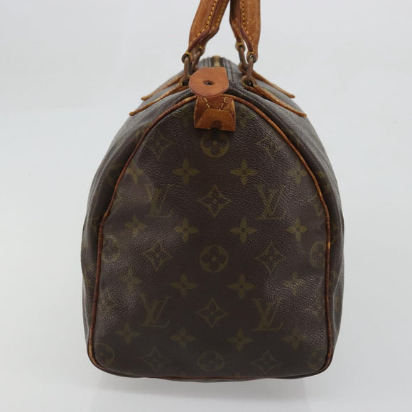 LOUIS VUITTON Monogram Speedy 30 Handtas M41526 LV Auth ka3478