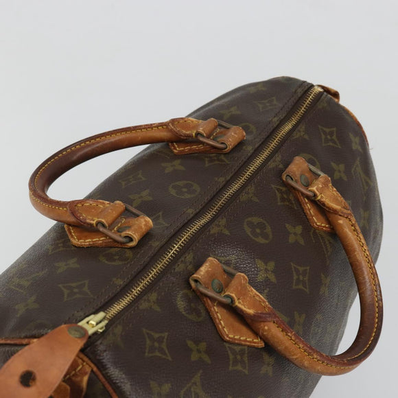 LOUIS VUITTON Monogram Speedy 30 Handtas M41526 LV Auth ka3478