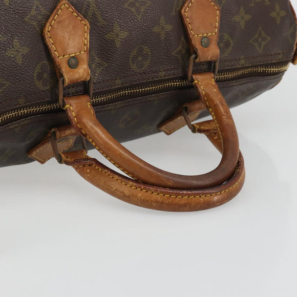 LOUIS VUITTON Monogram Speedy 30 Handtas M41526 LV Auth ka3478