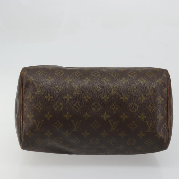 LOUIS VUITTON Monogram Speedy 30 Handtas M41526 LV Auth ka3478