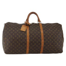 LOUIS VUITTON Monogram Keepall 60 Boston Bag M41422 LV Auth ka3479-1