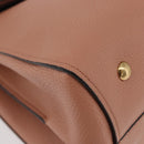 Salvatore Ferragamo Margot Shoulder Bag Leather Beige Gold Auth ka3483A-16