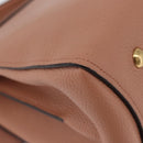 Salvatore Ferragamo Margot Shoulder Bag Leather Beige Gold Auth ka3483A-18
