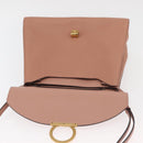 Salvatore Ferragamo Margot Shoulder Bag Leather Beige Gold Auth ka3483A-21