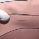 Salvatore Ferragamo Margot Shoulder Bag Leather Beige Gold Auth ka3483A-22