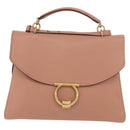 Salvatore Ferragamo Margot Shoulder Bag Leather Beige Gold Auth ka3483A-13