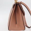 Salvatore Ferragamo Margot Shoulder Bag Leather Beige Gold Auth ka3483A-4