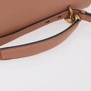 Salvatore Ferragamo Margot Shoulder Bag Leather Beige Gold Auth ka3483A-7