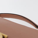 Salvatore Ferragamo Margot Shoulder Bag Leather Beige Gold Auth ka3483A-14