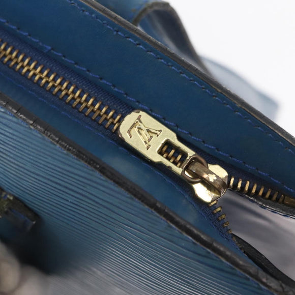 LOUIS VUITTON Epi Saint Jacques Shopping Shoulder Bag Blue M52275 LV Auth ka3488