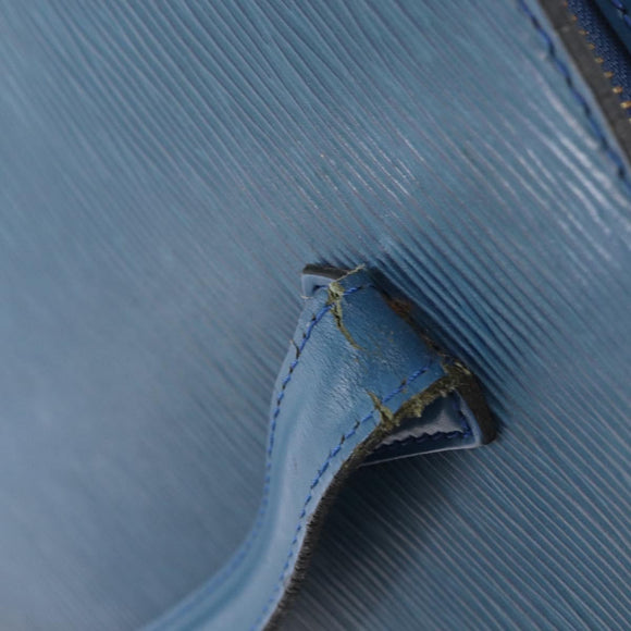 LOUIS VUITTON Epi Saint Jacques Shopping Shoulder Bag Blue M52275 LV Auth ka3488