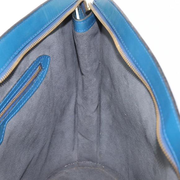 LOUIS VUITTON Epi Saint Jacques Shopping Shoulder Bag Blue M52275 LV Auth ka3488