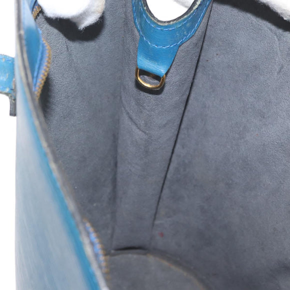 LOUIS VUITTON Epi Saint Jacques Shopping Shoulder Bag Blue M52275 LV Auth ka3488