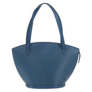 LOUIS VUITTON Epi Saint Jacques Shopping Shoulder Bag Blue M52275 LV Auth ka3488-13