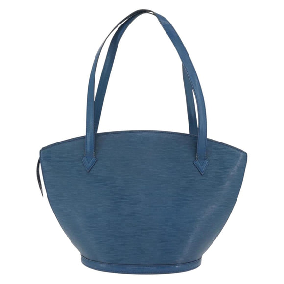 LOUIS VUITTON Epi Saint Jacques Shopping Shoulder Bag Blue M52275 LV Auth ka3488
