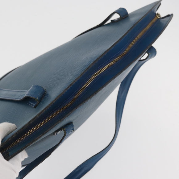 LOUIS VUITTON Epi Saint Jacques Shopping Shoulder Bag Blue M52275 LV Auth ka3488