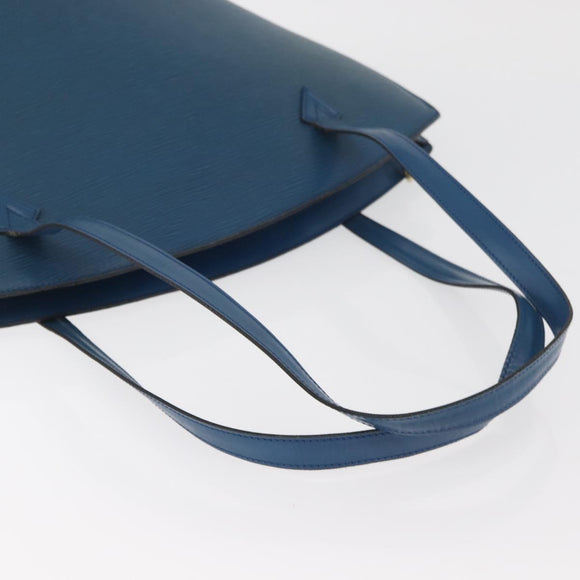 LOUIS VUITTON Epi Saint Jacques Shopping Shoulder Bag Blue M52275 LV Auth ka3488