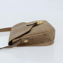 Christian Dior Honeycomb Canvas Shoulder Bag PVC Beige Gold Auth ka3491-5