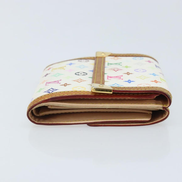 LOUIS VUITTON Multicolor Porte Monnaie Billets Cartes Credit M92983 Auth ka3494