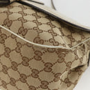 GUCCI GG Canvas Shoulder Bag Beige Gold 308452 Auth ka3497-9
