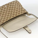 GUCCI GG Canvas Shoulder Bag Beige Gold 308452 Auth ka3497-10