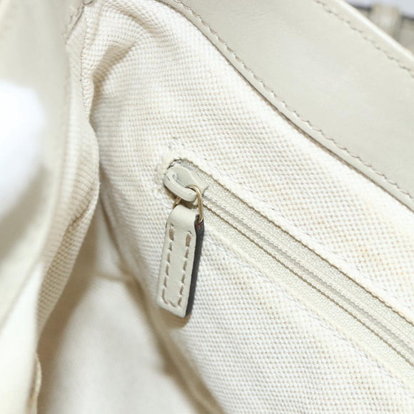 GUCCI GG Canvas Shoulder Bag Beige Gold 308452 Auth ka3497