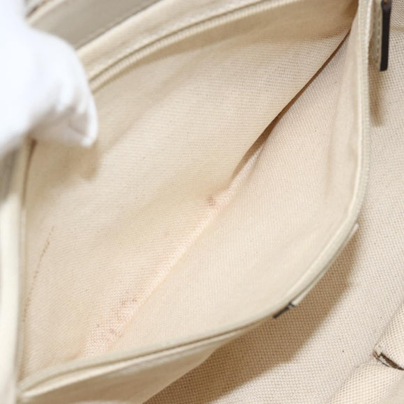 GUCCI GG Canvas Shoulder Bag Beige Gold 308452 Auth ka3497
