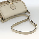 GUCCI GG Canvas Shoulder Bag Beige Gold 308452 Auth ka3497-7