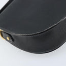 Christian Dior Trotter Canvas Shoulder Bag PVC Black Gold Auth ka3498A-13