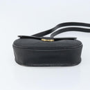 Christian Dior Trotter Canvas Shoulder Bag PVC Black Gold Auth ka3498A-9