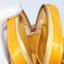 LOUIS VUITTON Monogram Vernis Christie PM Shoulder Bag Jaune M91110 Auth ka3499-21